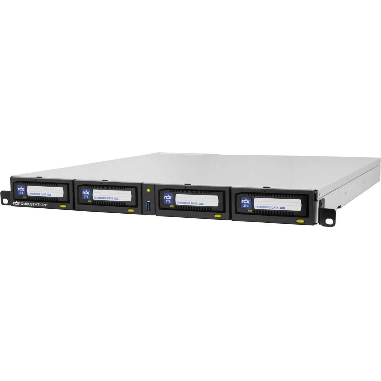 Tandberg Data QuikStation 8920-RDX 4 x Total Bays SAN Storage System - 1U Rack-mountable