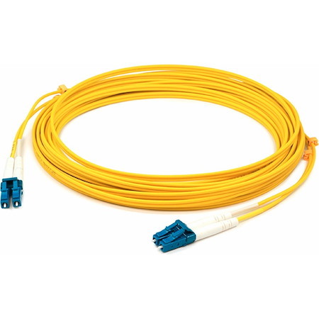 AddOn 5m LC to LC Yellow OM1 Duplex OFNR (Riser-Rated) MMF Fiber Patch Cable