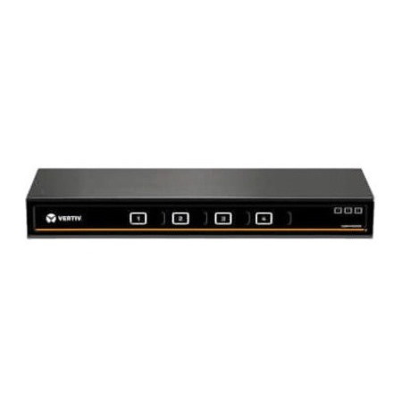 Vertiv Avocent Cybex SC900 Secure Desktop KVM Switch, Dual Head Monitor, 4 Port, Common Access Card, NIAP Version 4.0, TAA Compliant (SC940DPH-400)