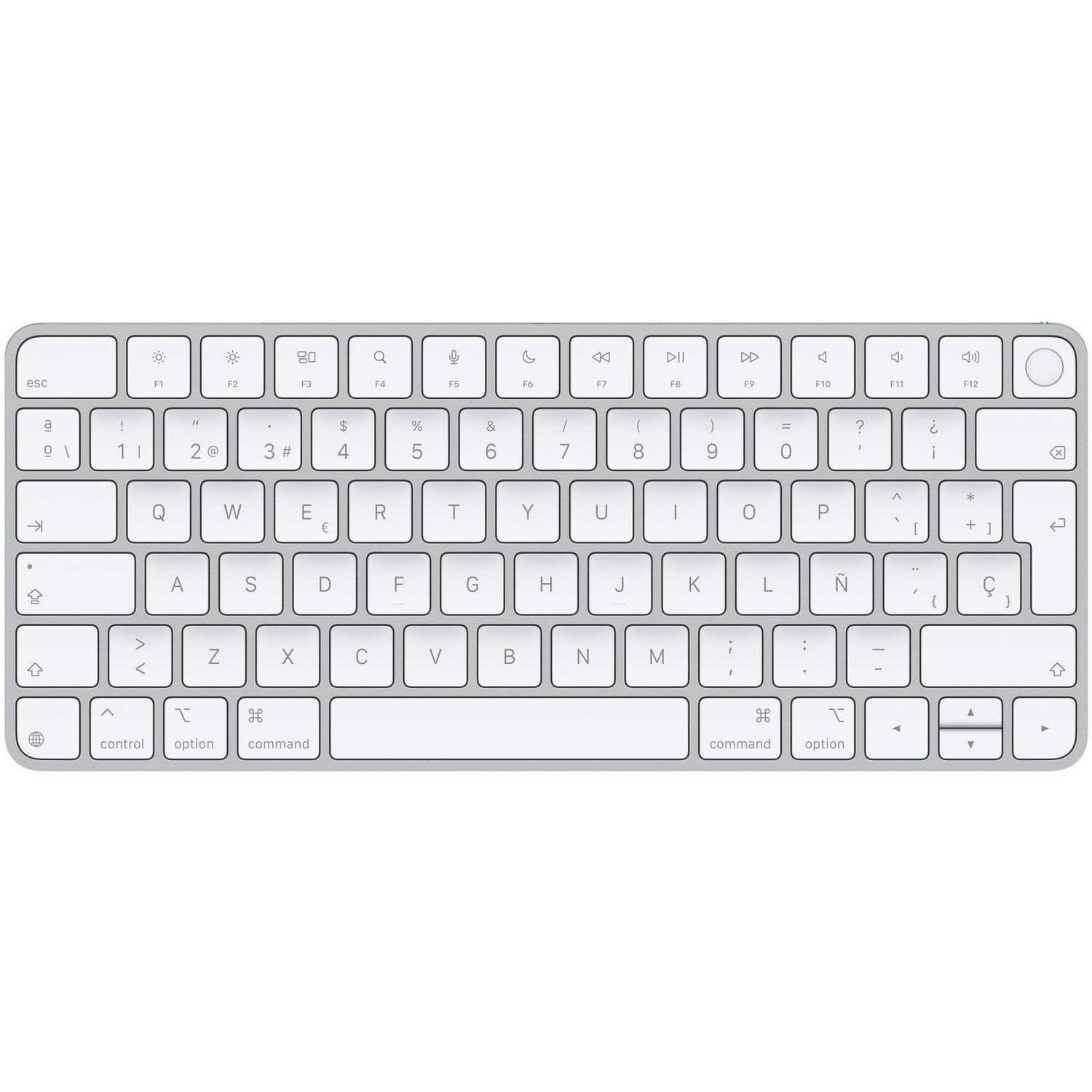 Apple Magic Keyboard - Wired/Wireless Connectivity - USB Type C Interface - Spanish