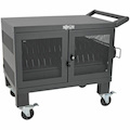 Eaton Tripp Lite Series Mobile Cart Conversion Kit with Handle, Casters and Power Cord Manager for 16-Device AC and USB Charging Stations