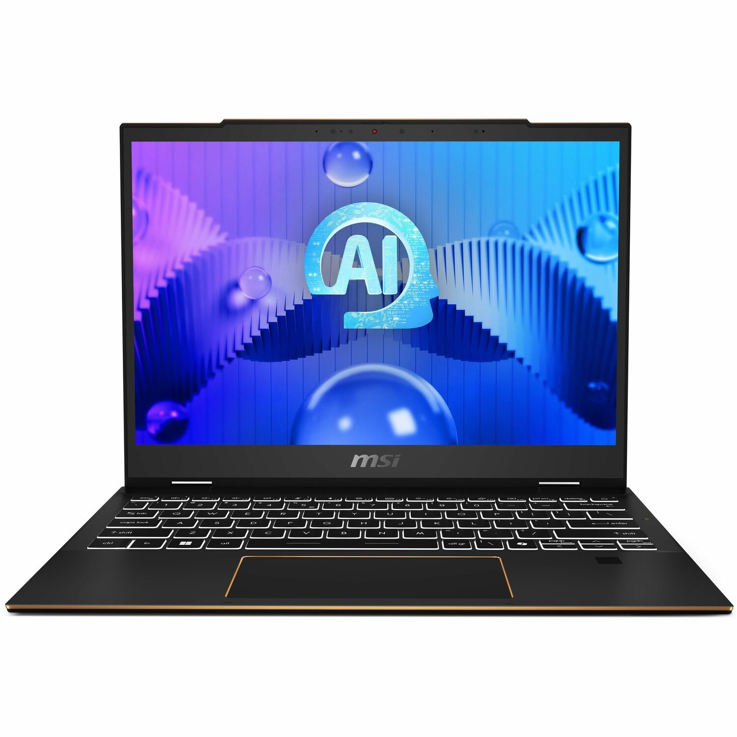 MSI Summit 13 AI Evo A2HM SUMMIT 13 AI EVO A2HMTG-074AU 13.3" Touchscreen Convertible 2 in 1 Notebook - Full HD Plus - Intel Core Ultra 7 255H - Intel Evo Platform - 32 GB - 1 TB SSD - Ink Black