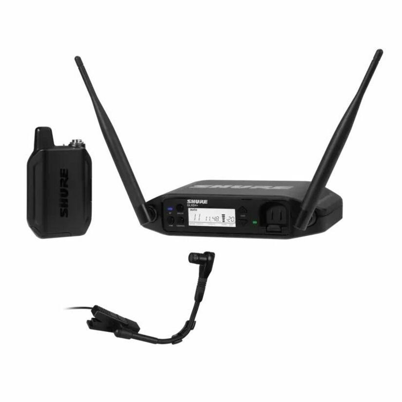 Shure Digital Wireless Instrument System with BETA 98H Flexible Gooseneck Microphone