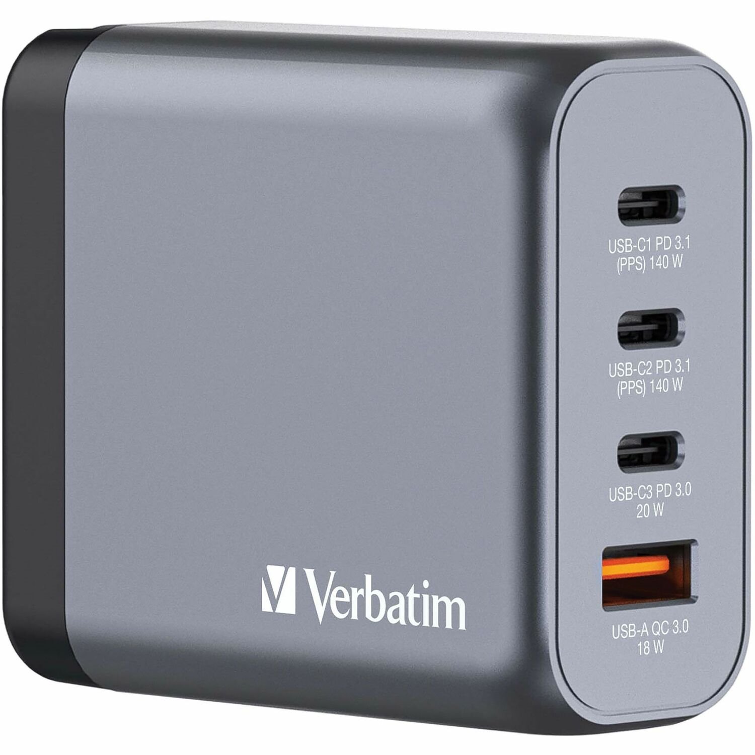 Verbatim 140W 4-Port GaN Wall Charger