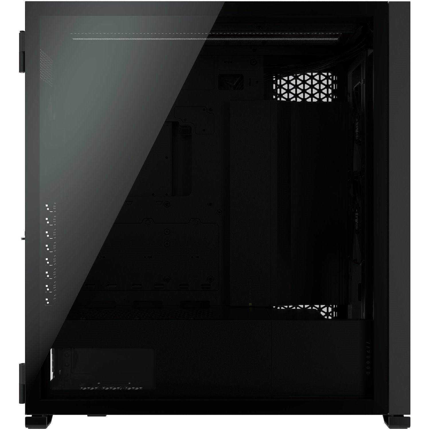 Corsair AIRFLOW 7000D Computer Case - ATX Motherboard Supported - Full-tower - Steel, Plastic, Tempered Glass - Black