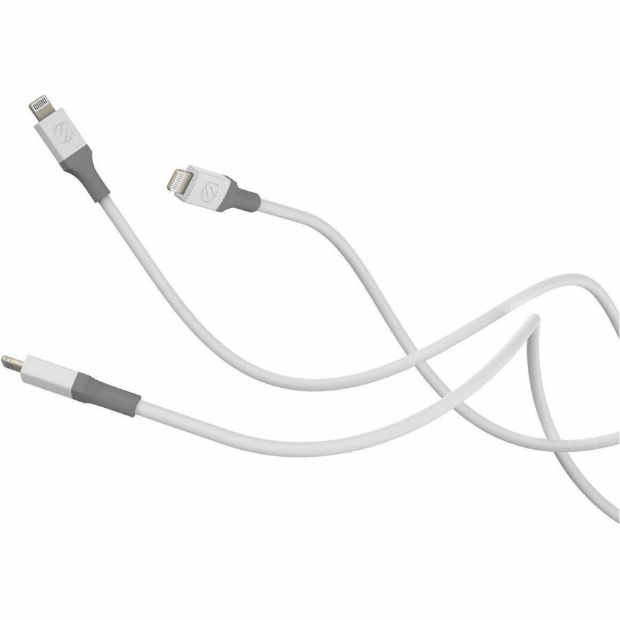 Scosche strikeLINE 1.22 m Lightning/USB-C Data Transfer Cable for iPhone, iPad Pro, iPad Air