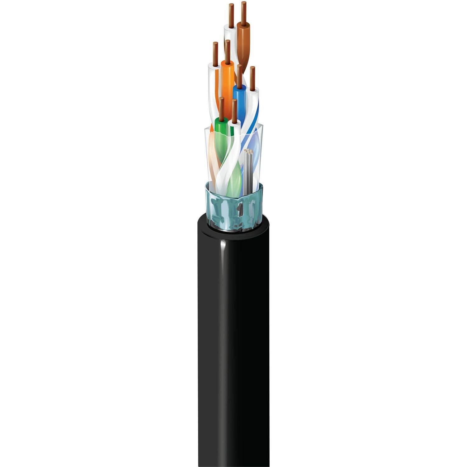 Belden Category 5E+ Cable, 4 Pair, F/UTP, CMP