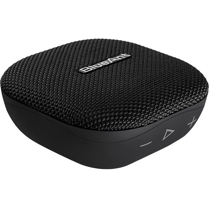 BlueAnt X0 Portable Bluetooth Speaker System - 6 W RMS - Google Assistant, Siri Supported - Black