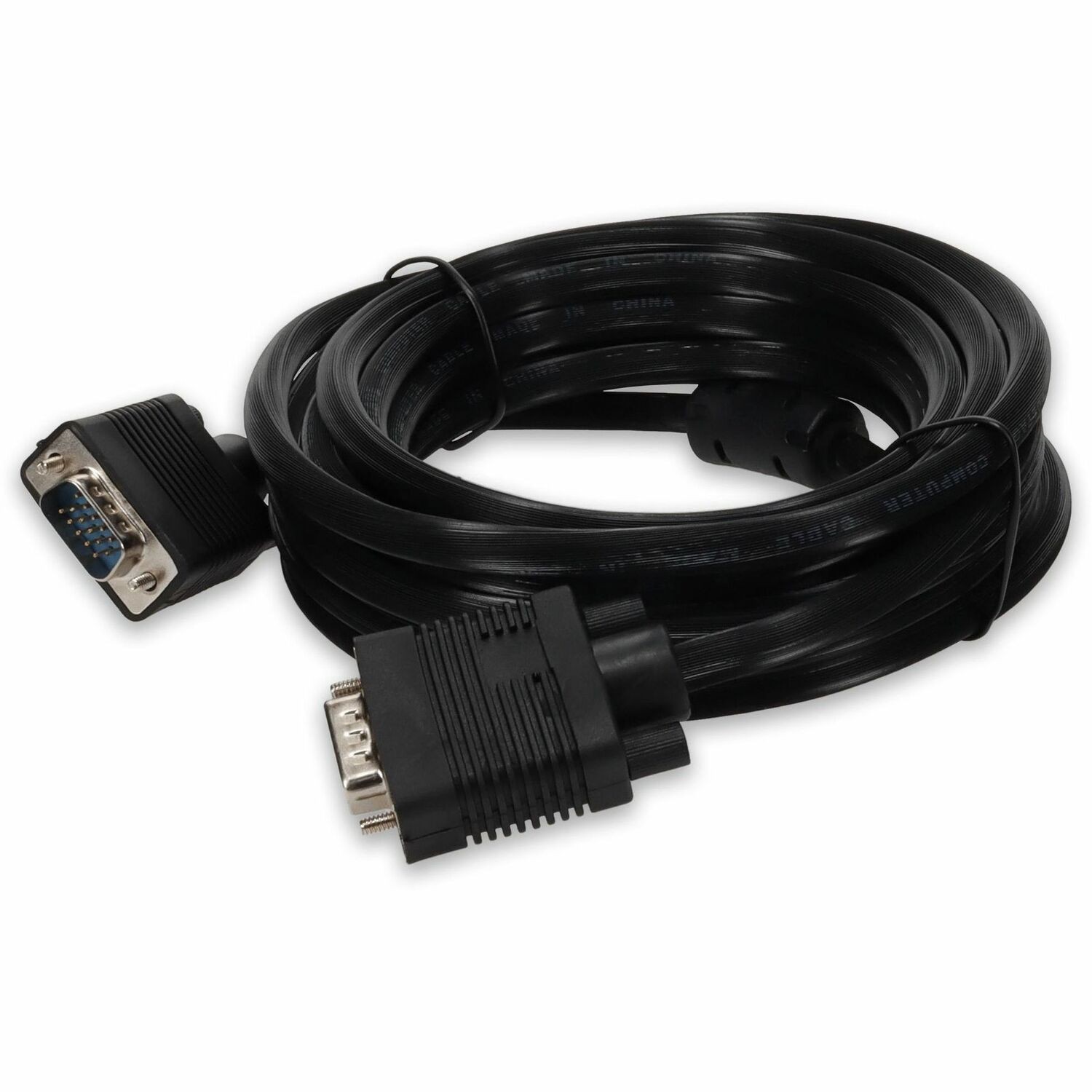 AddOn 3ft VGA Male to VGA Male Cable Black