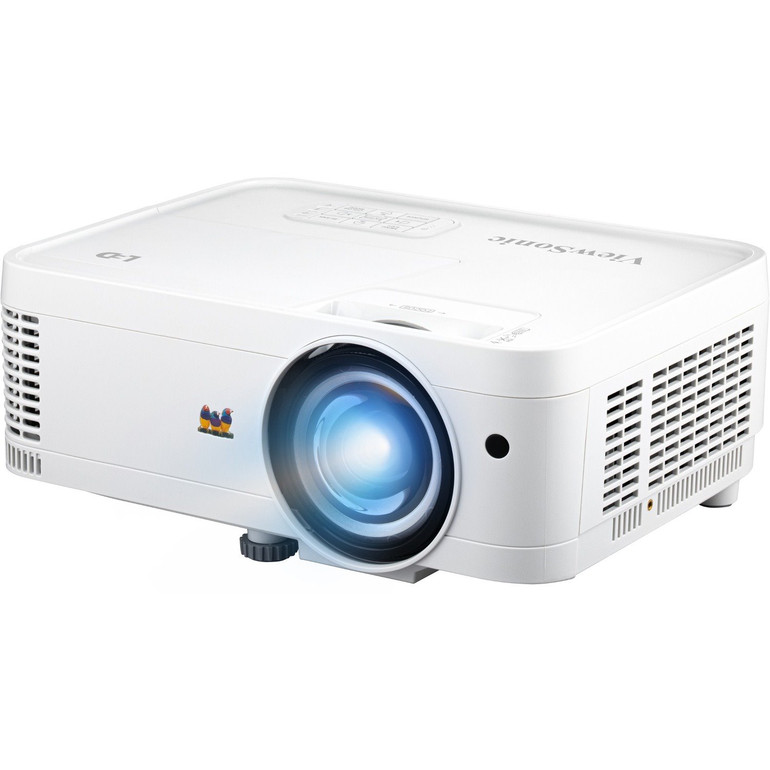 ViewSonic LS550WH Short Throw DLP Projector - 16:10 - Ceiling Mountable, Floor Mountable - White