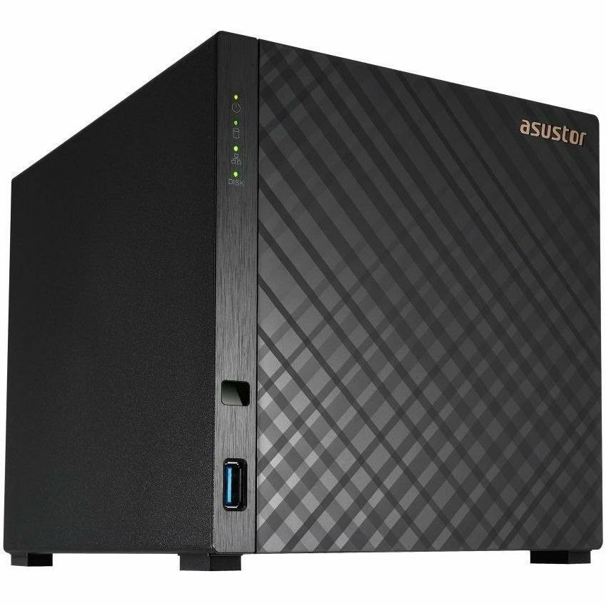 Asustor Gen2 4-Bay Nas 3.5"(0/2), QC-1.7GHz, 1GB, 2.5G Lan(1), TWR, 3YR