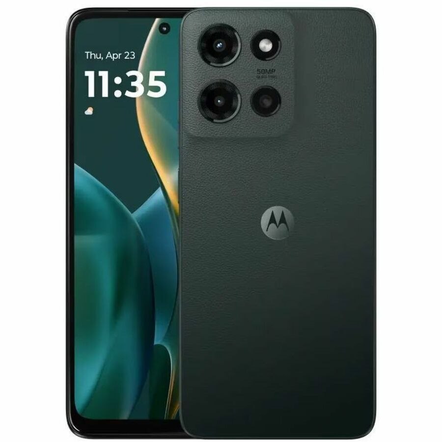 Motorola Mobility moto g (2025) 128 GB Smartphone - 6.7" LCD HD+ 1604 x 720 - Octa-core (Cortex A76Dual-core (2 Core) 2.40 GHz + Cortex A55 Hexa-core (6 Core) 2 GHz - 4 GB RAM - Android 15 - 5G - Forest Gray