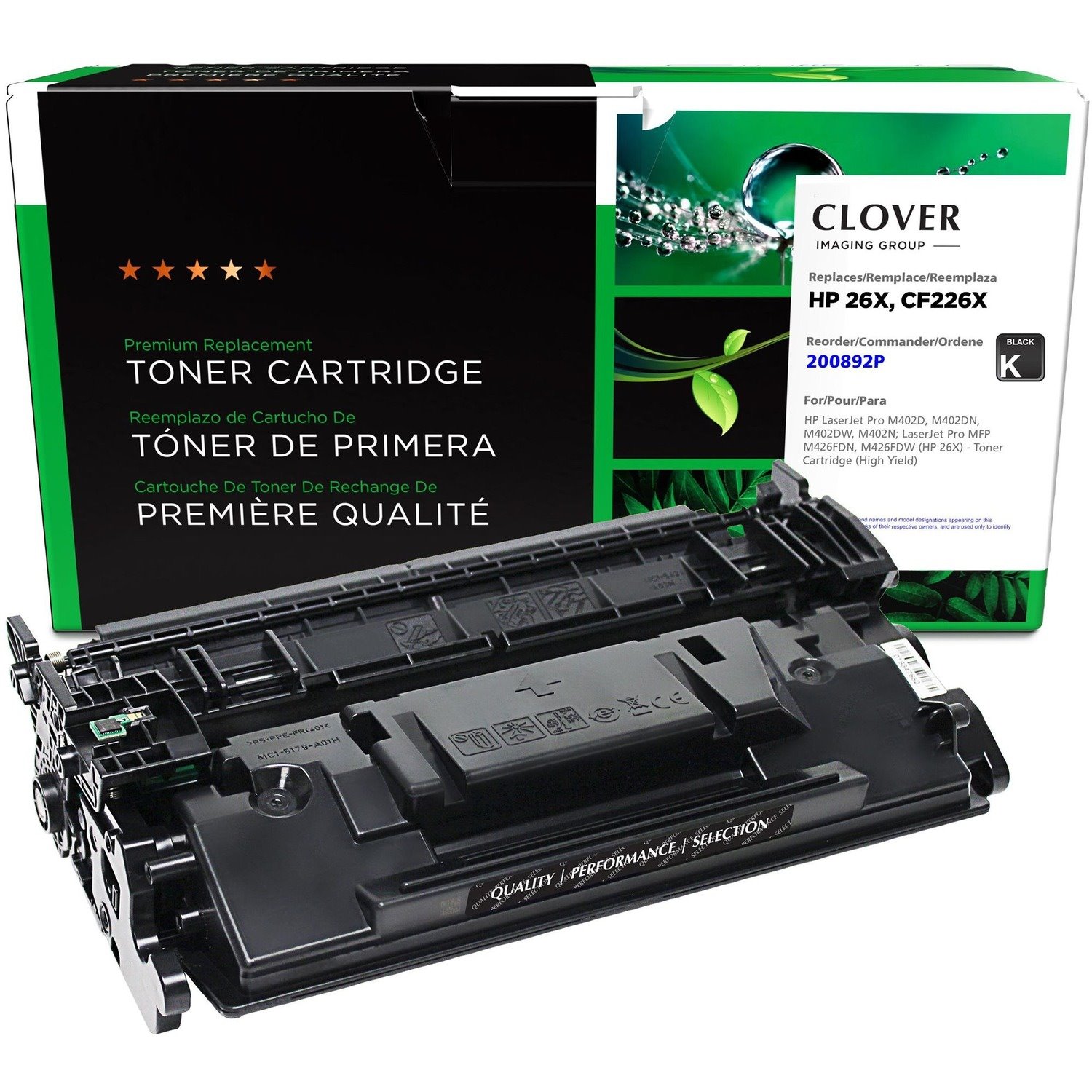 Clover Imaging Remanufactured High Yield Toner Cartridge for HP 26X (CF226X)