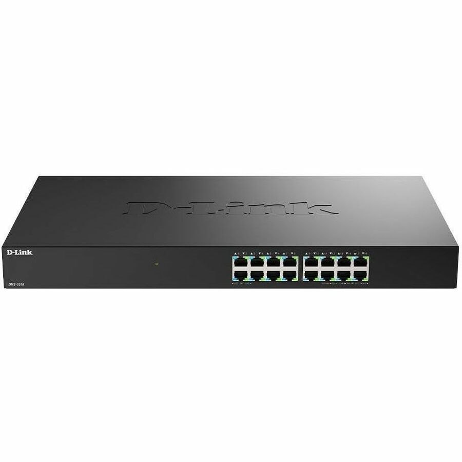 D-Link DMS-1016 16 Ports Ethernet Switch - Gigabit Ethernet, 2.5 Gigabit Ethernet - 10/100/1000Base-T, 2.5GBase-T