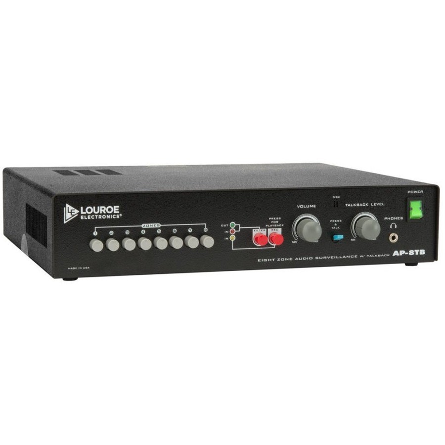 Louroe AP-8TB 8 Zone Two-Way Audio Base Station