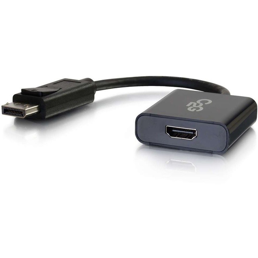 C2G Displayport to HDMI Active Adapter - DP to HDMI Adapter - 4K 30Hz - Black - M/F