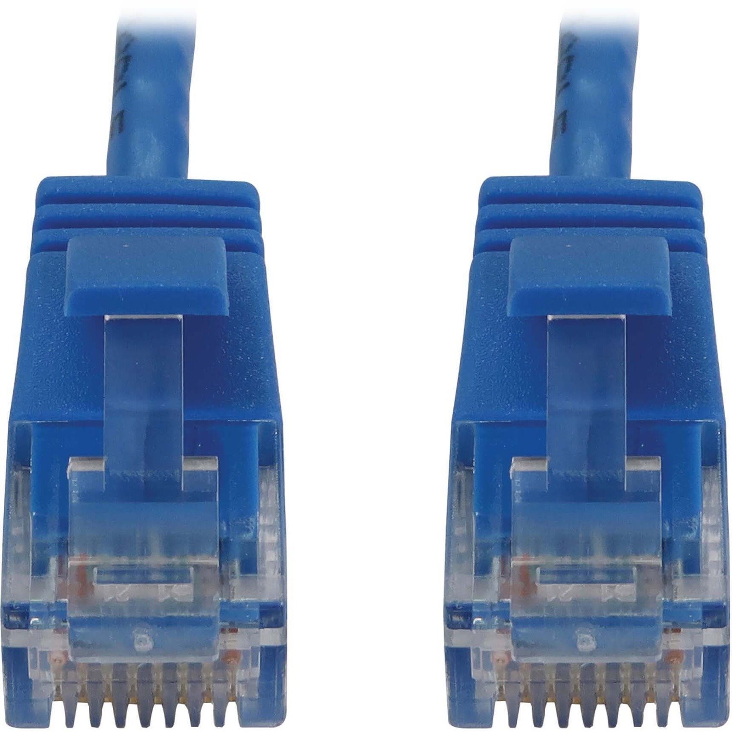 Eaton Tripp Lite Series Cat6a 10G Snagless Molded Slim UTP Ethernet Cable (RJ45 M/M), PoE, Blue, 6 in. (15 cm)