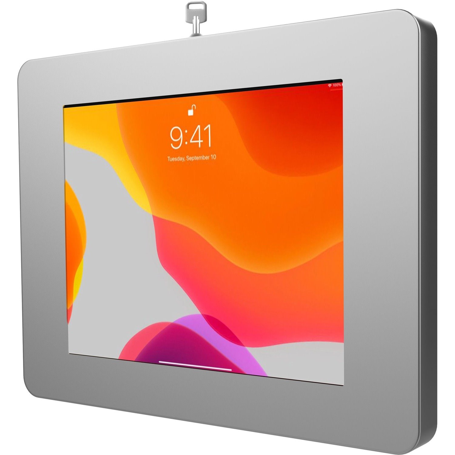 CTA Digital Wall Mount for iPad, Tablet, iPad Pro, iPad Air - Silver - Landscape/Portrait
