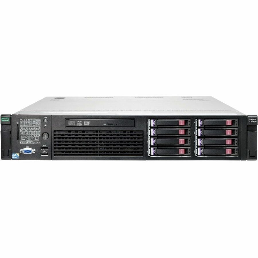 HPE Integrity rx2800 2U Rack Server - 1 Itanium 9550 2.40 GHz - 16 GB RAM - 6Gb/s SAS Controller - Refurbished