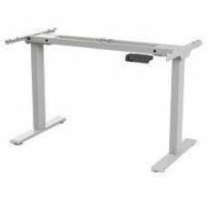 Humanscale eFloat Go 2.0, Height-Adjustable Table Base (Standard Range), Silver