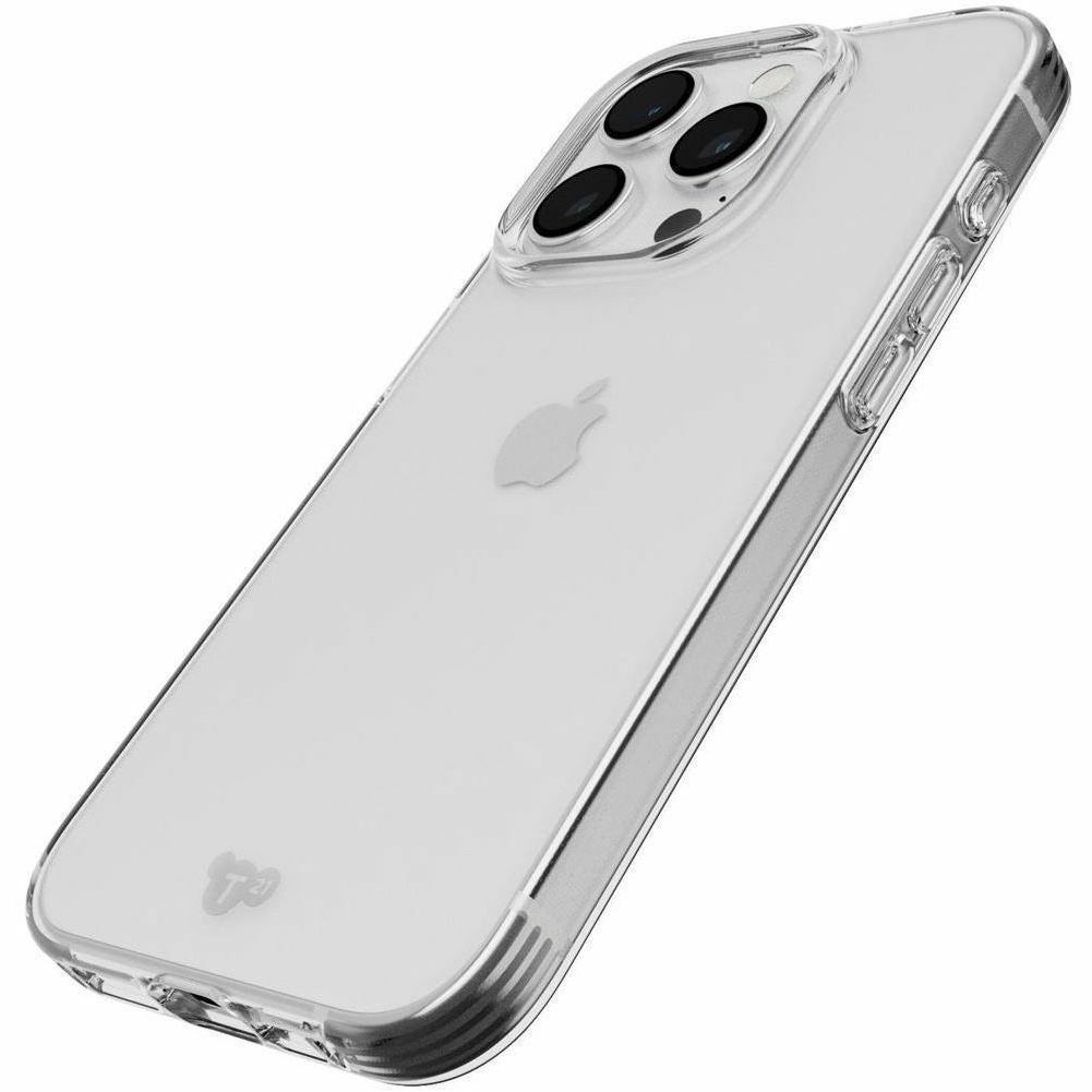 Tech21 Evo Lite Case for Apple iPhone 15 Pro Smartphone - textured grip - Clear