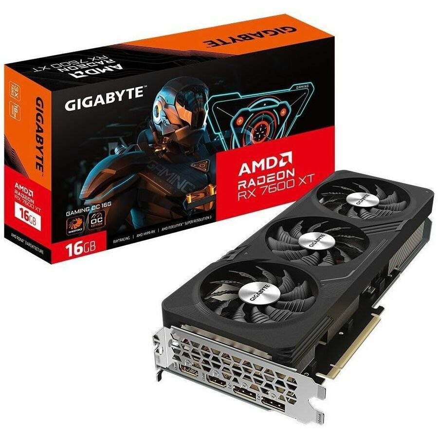 Gigabyte AMD Radeon RX 7600 XT Graphic Card - 16 GB GDDR6