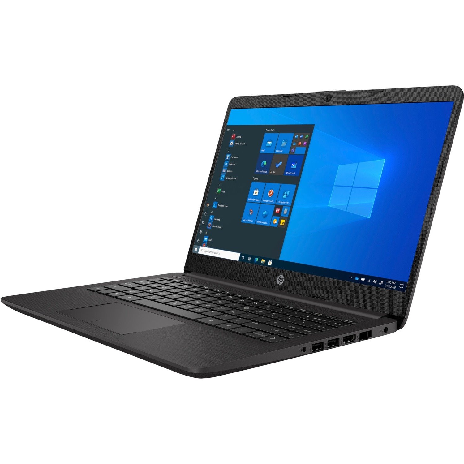 HP 245 G8 14" Notebook - HD - AMD A-Series A4-9125 - 8 GB - 256 GB SSD - Dark Ash Silver
