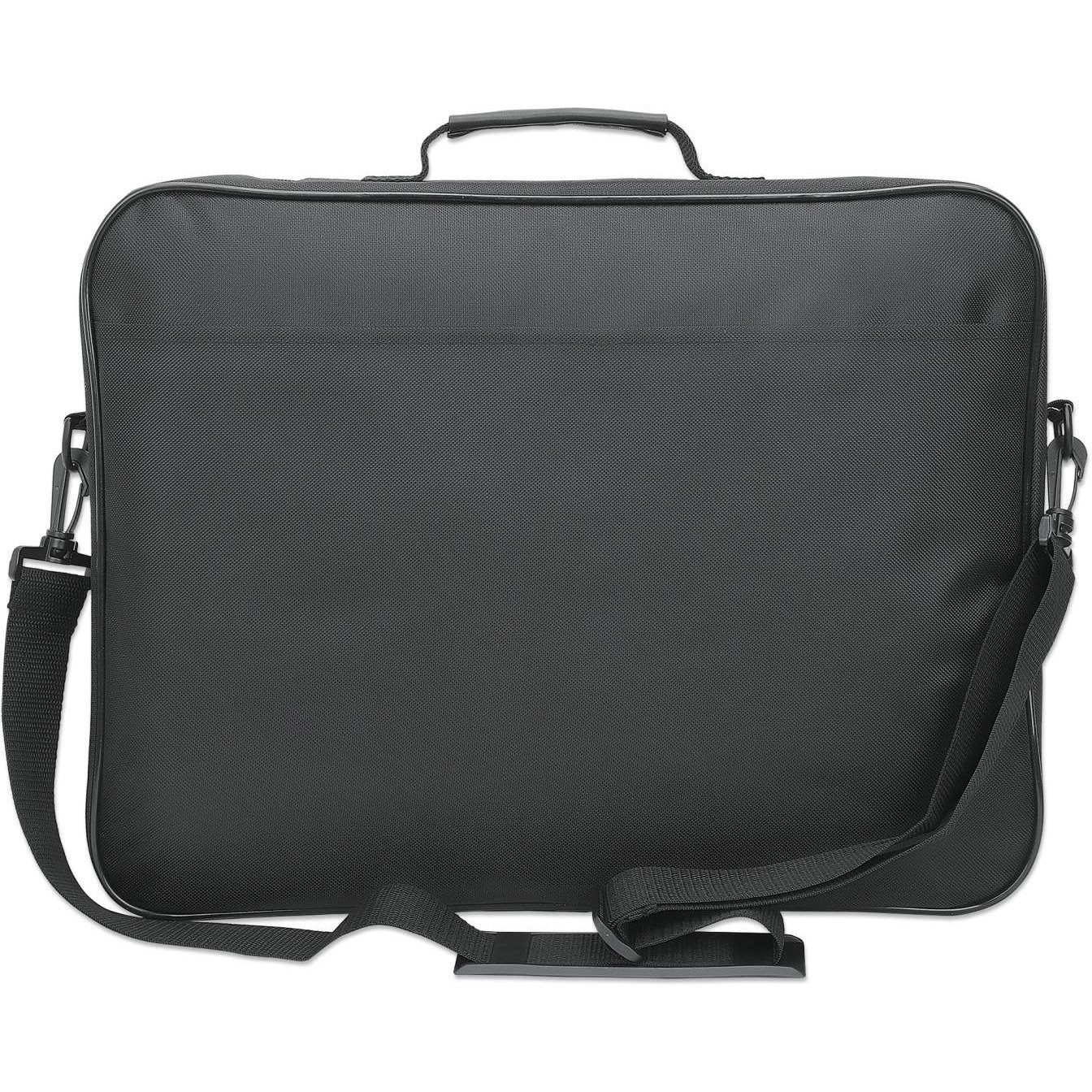 Manhattan Cambridge Carrying Case (Briefcase) for 17.3" Notebook, Ultrabook, MacBook, Accessories - Black