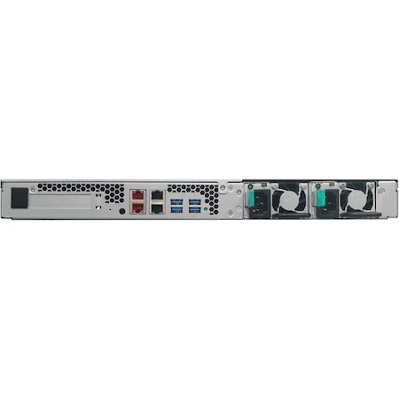 ASUSTOR Lockerstor 4RD AS6504RD 4 x Total Bays SAN/NAS Storage System - 8 GB Flash Memory Capacity - Intel Atom C3538 Quad-core (4 Core) 2.10 GHz - 8 GB RAM - DDR4 SDRAM - 1U Rack-mountable