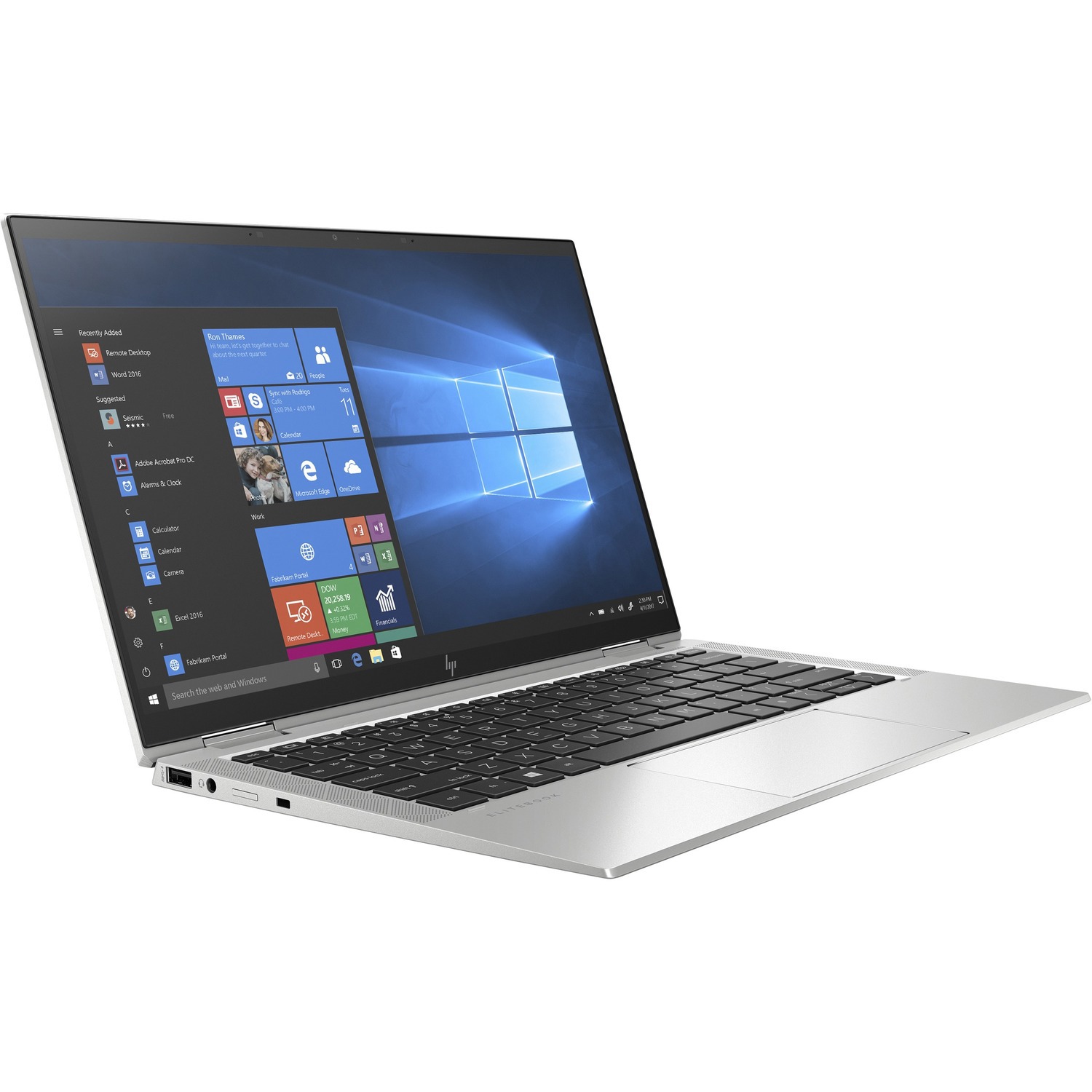 HP EliteBook x360 1030 G7 13.3" Touchscreen Convertible 2 in 1 Notebook - Intel Core i5 10th Gen i5-10310U - 16 GB - 512 GB SSD - English Keyboard