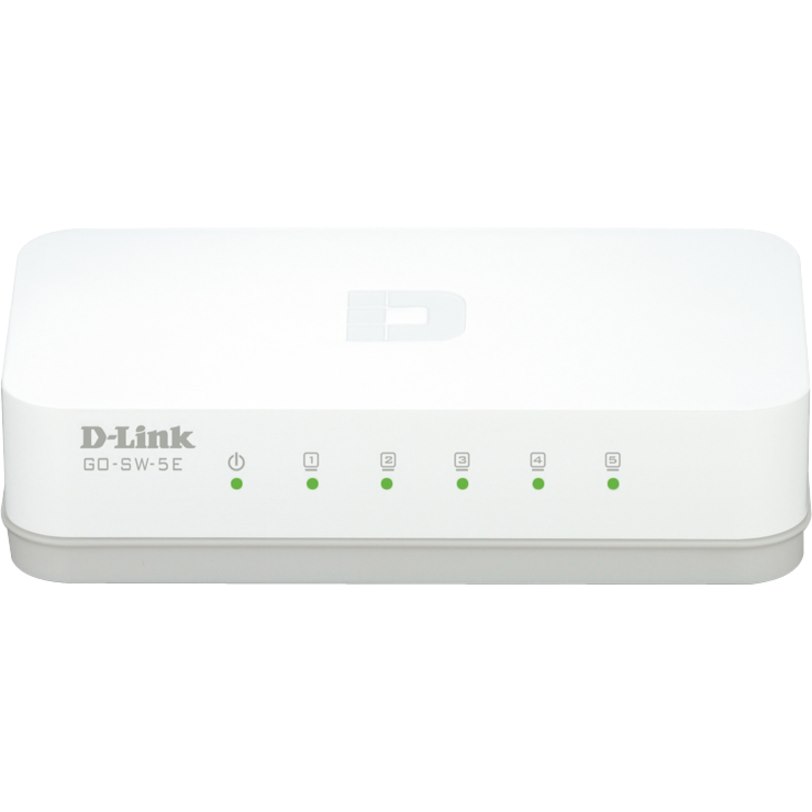 D-Link GO-SW-5E 5-Port 10/100 Unmanaged Desktop Switch