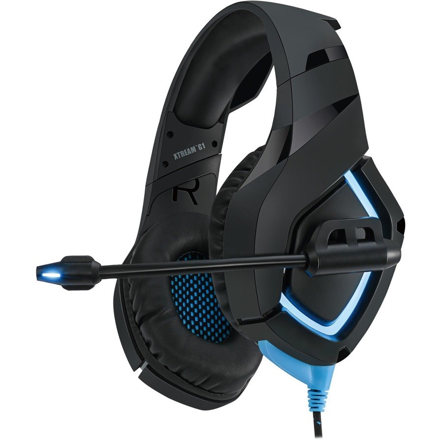 Adesso Xtream G1 Wired Over-the-head Stereo Gaming Headset - Black