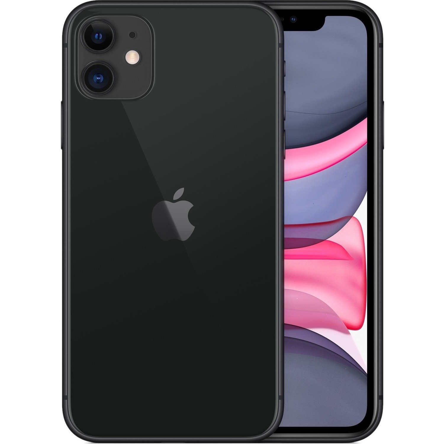 Apple iPhone 11 A2111 128 GB Smartphone - 6.1" LCD HD 1792 x 828 - Dual-core (2 Core) 2.65 GHz Quad-core (4 Core) 1.80 GHz - 4 GB RAM - iOS 14 - 4G - Black