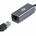 Adesso AUH-5000 Gigabit Ethernet Adapter for Mac, Notebook, Desktop Computer, Tablet, Smartphone, Switch, iPhone - 1000Base-T - TAA Compliant