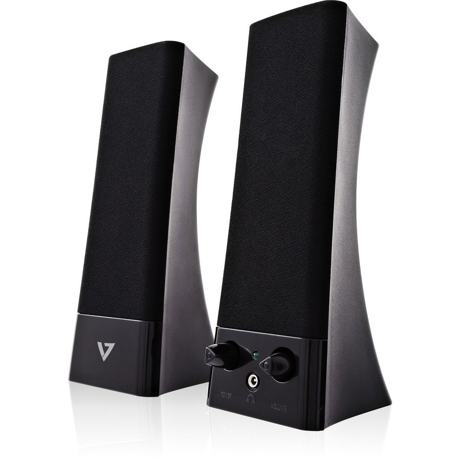 V7 2.0 Portable Speaker System - 5 W RMS - Black