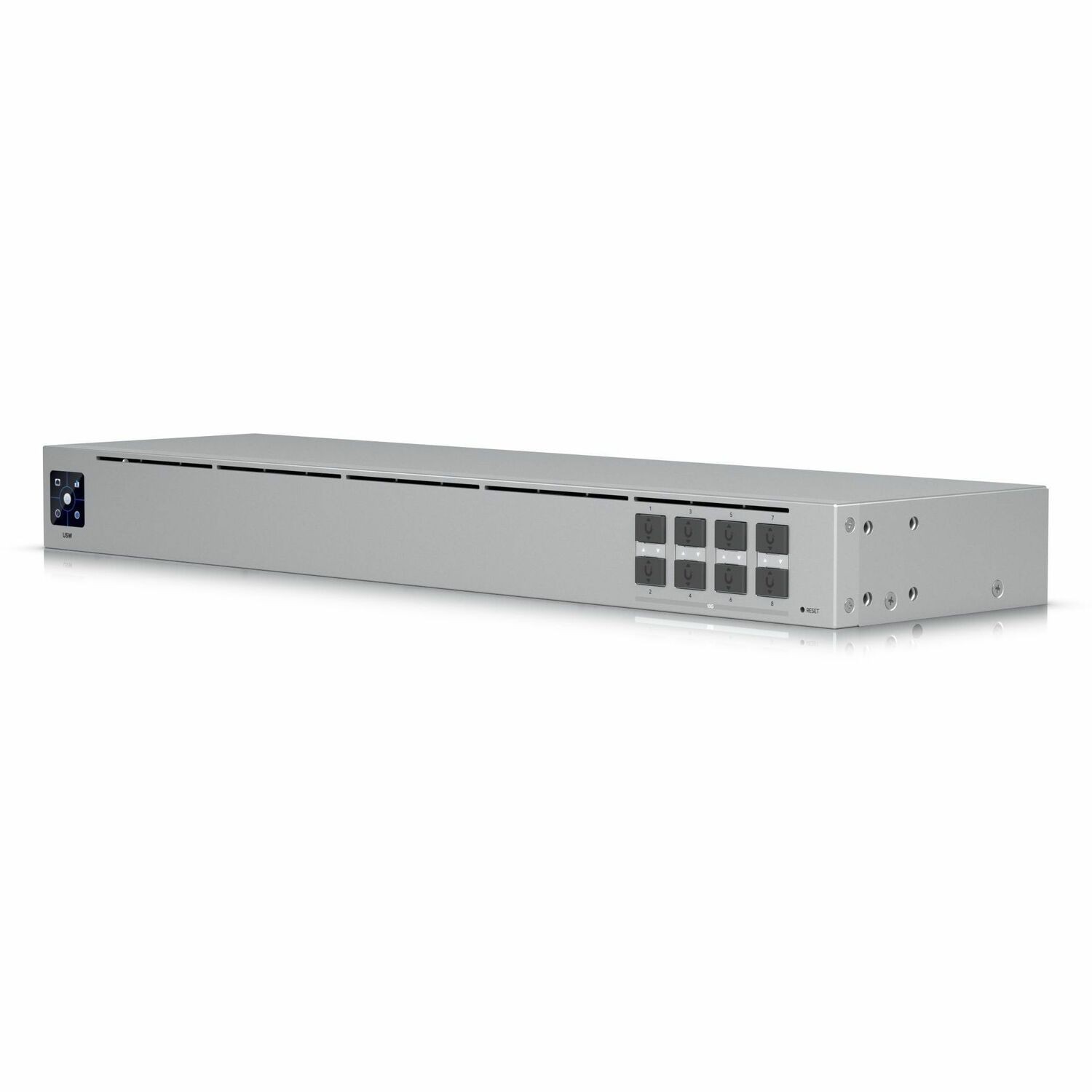 Ubiquiti UniFi USW-Aggregation, 8-port 10G SFP+ Aggregation Switch, Layer 2 Switch, Fanless, 1U Rackmount,