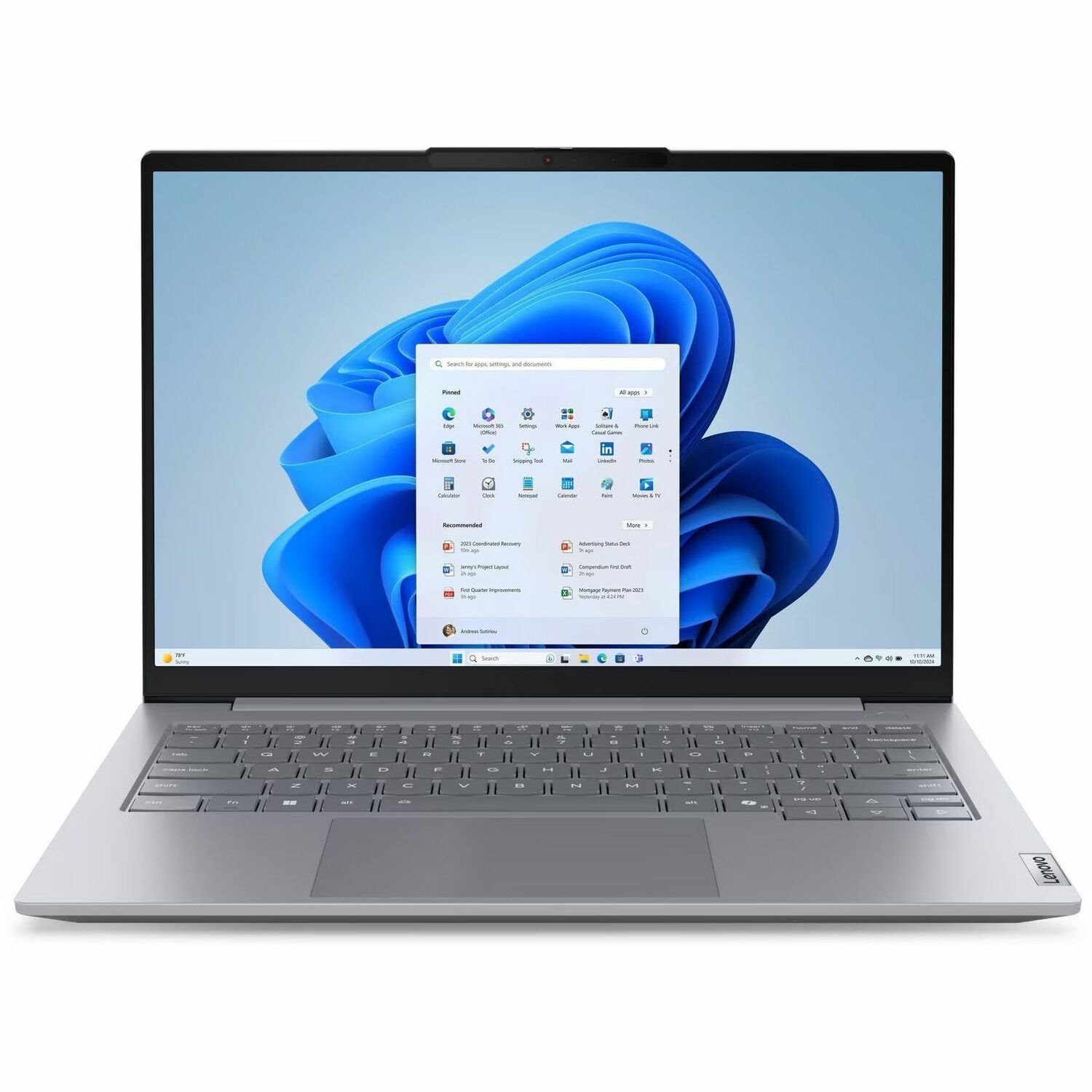 Lenovo ThinkBook 14 G8 IRL 21SG000LAU 14" Notebook - WUXGA - Intel Core 5 210H - 16 GB - 512 GB SSD - English Keyboard - Arctic Gray