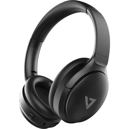 V7 HB800ANC Wired/Wireless Over-the-ear, Over-the-head Stereo Headset - Black