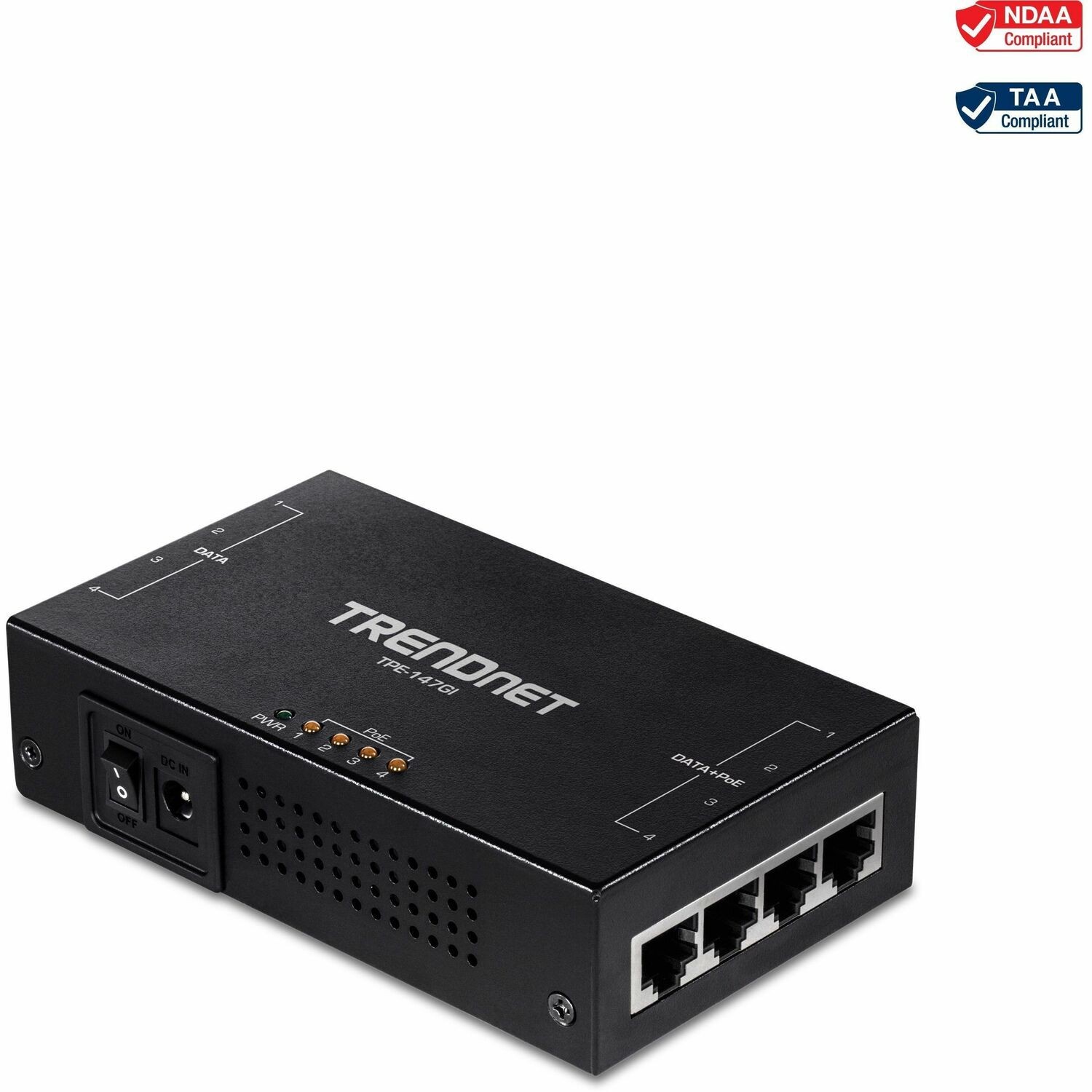 TRENDnet TPE-147GI PoE -Injektor - TAA-konform