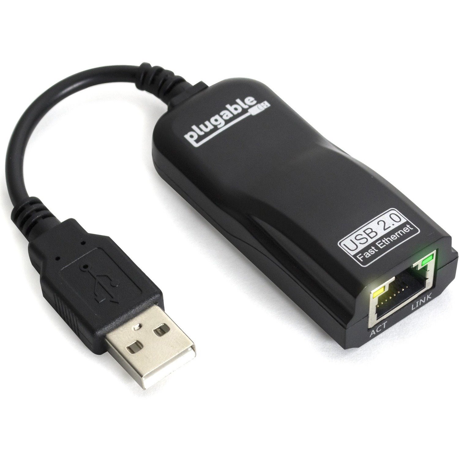 Plugable USB 2.0 to Ethernet Fast 10/100 LAN Wired Network Adapter