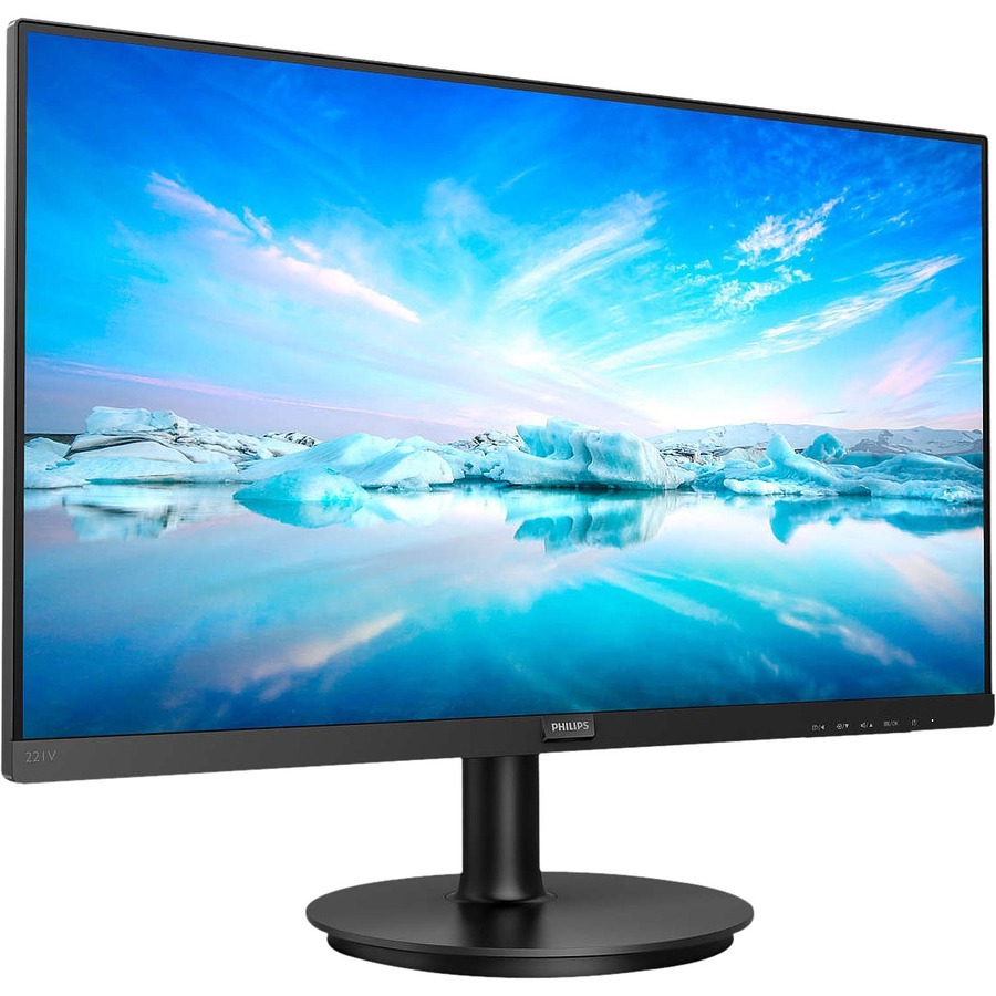 Philips 221V8A 22" Class Full HD LCD Monitor - 16:9 - Textured Black