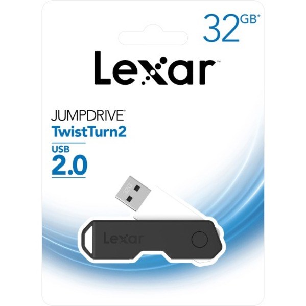 Lexar 32GB JumpDrive TwistTurn2 USB 2.0 Flash Drive