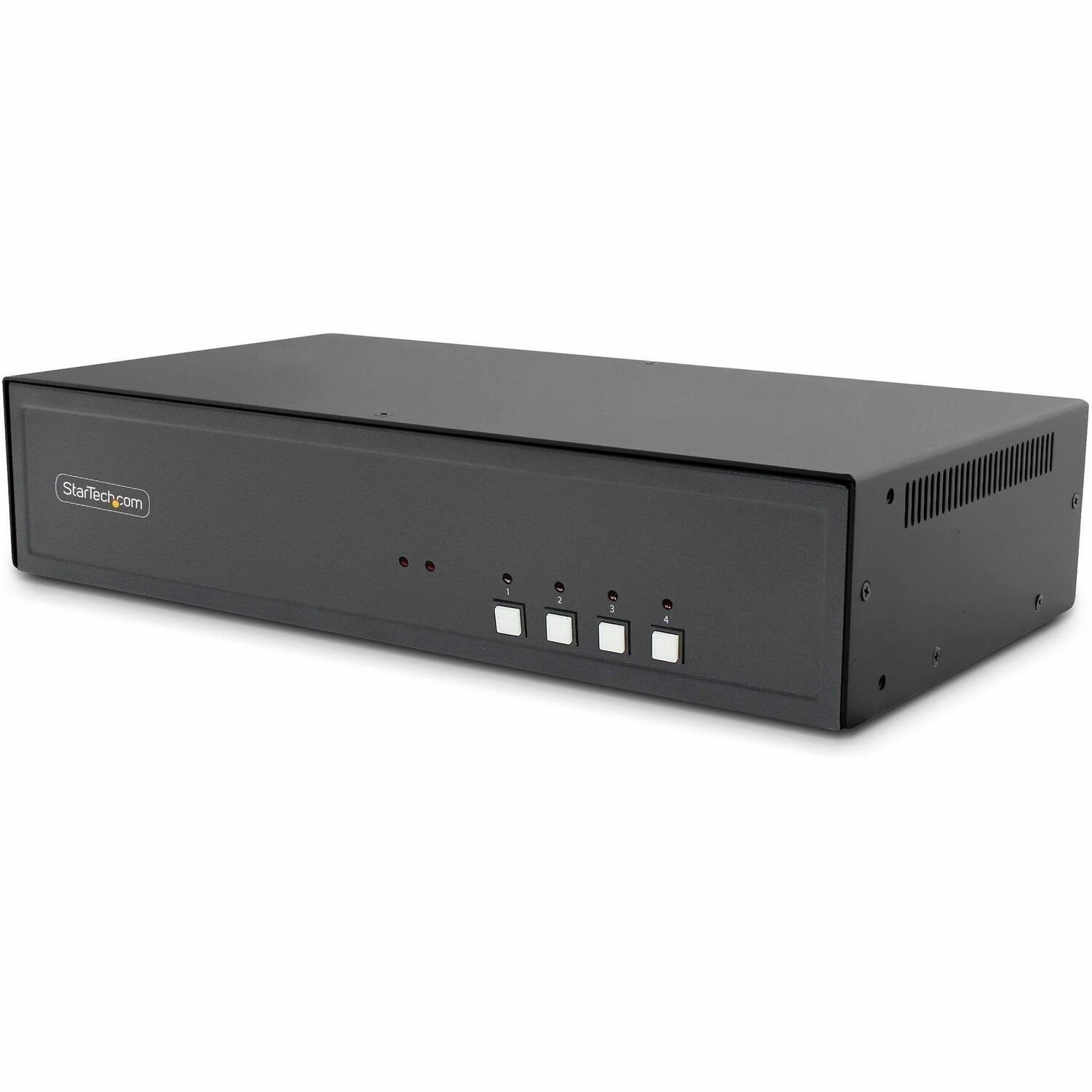 StarTech.com Secure 4-Port Dual-Monitor KVM Switch, HDMI or DisplayPort, 4K 60Hz, NIAP 4.0, CAC, Made in the USA