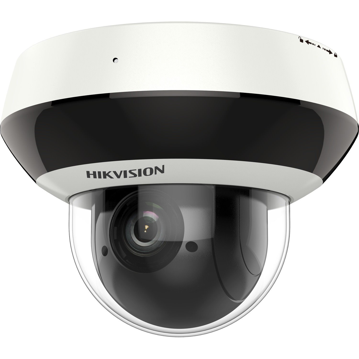 Hikvision Value DS-2DE2A404IW-DE3(S6) 4 Megapixel Indoor/Outdoor Network Camera - Color - Dome - Black, White, Clear