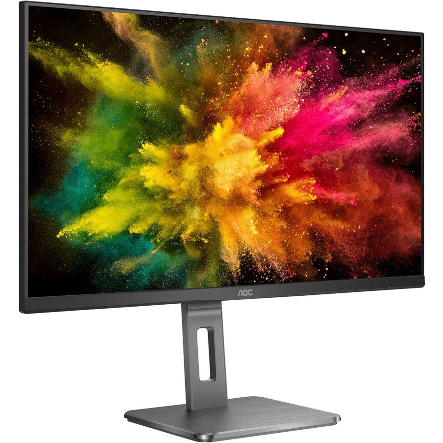 AOC U28P2U/BS 28" Class 4K UHD LCD Monitor - 16:9 - Black, Grey