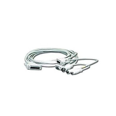 Vertiv Avocent Universal Keyboard, Mouse and VGA Video KVM Cable (PS/2 & Serial) KVM cable  15-Ft (CUFC-15)