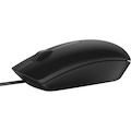 Dell MS116 Mouse - USB - Optical - 2 Button(s) - Black