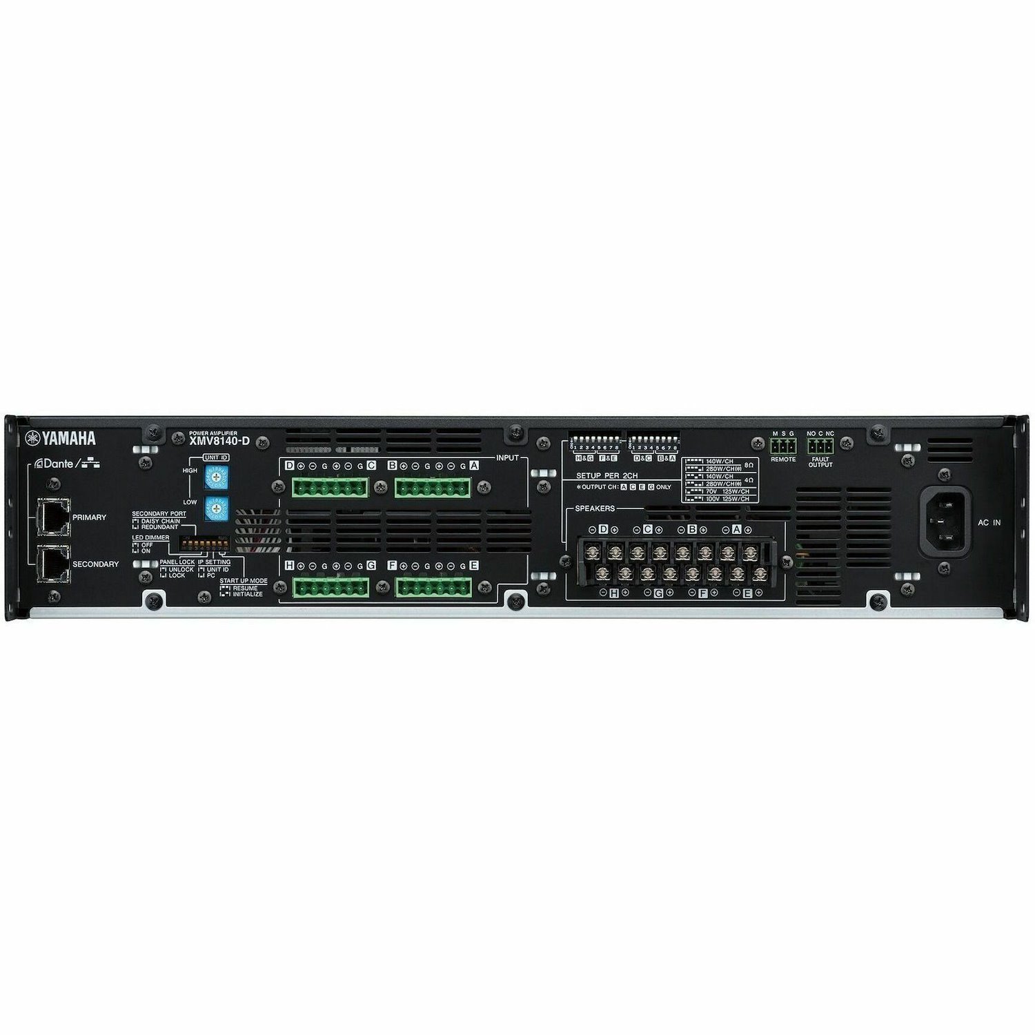 Yamaha XMV8140-D Amplifier - 1120 W RMS - 8 Channel