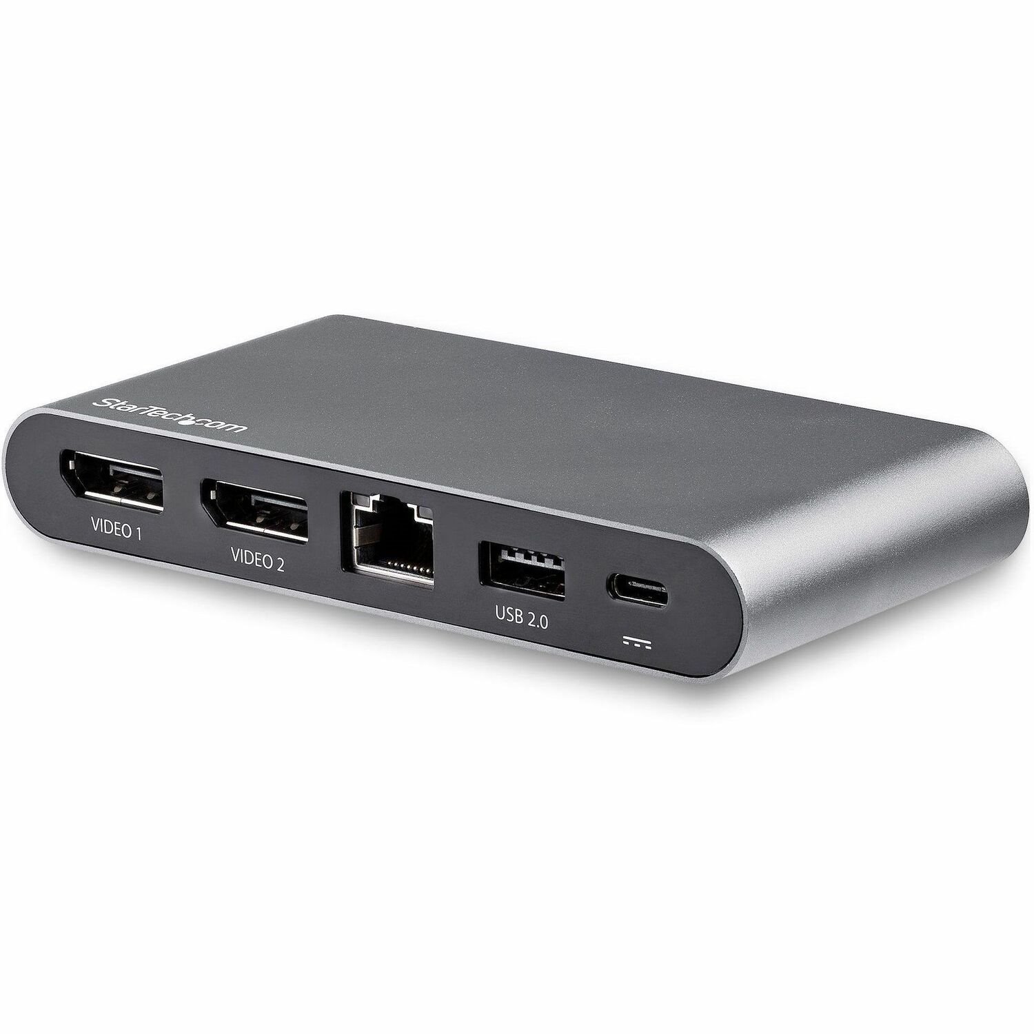 StarTech.com Dual monitor USB-C 5-in-1 multiport adapter 2 x 4K DisplayPort - 100W PD 3.0 - Windows dock - 2 x USB-A  - GbE  - DP Alt Mode switch