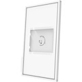 Peerless-AV® RMI3-FLIP Wall Mount for Interactive Display - Glossy White - Landscape/Portrait - TAA Compliant